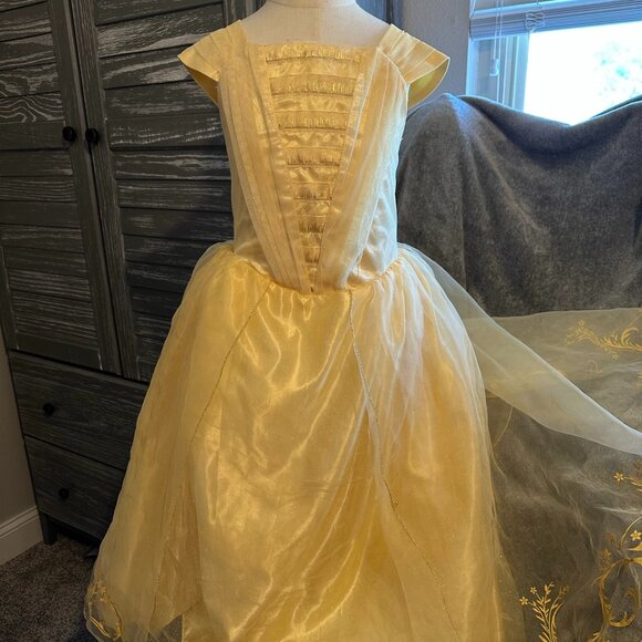 Disney Other - Disney Formal Belle Dress for Little Girls, Size 5/6